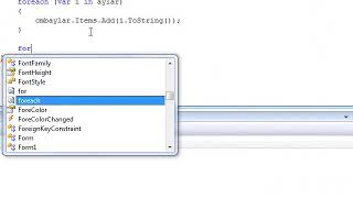 C#'da Combo Box Kontrolü Nedir?