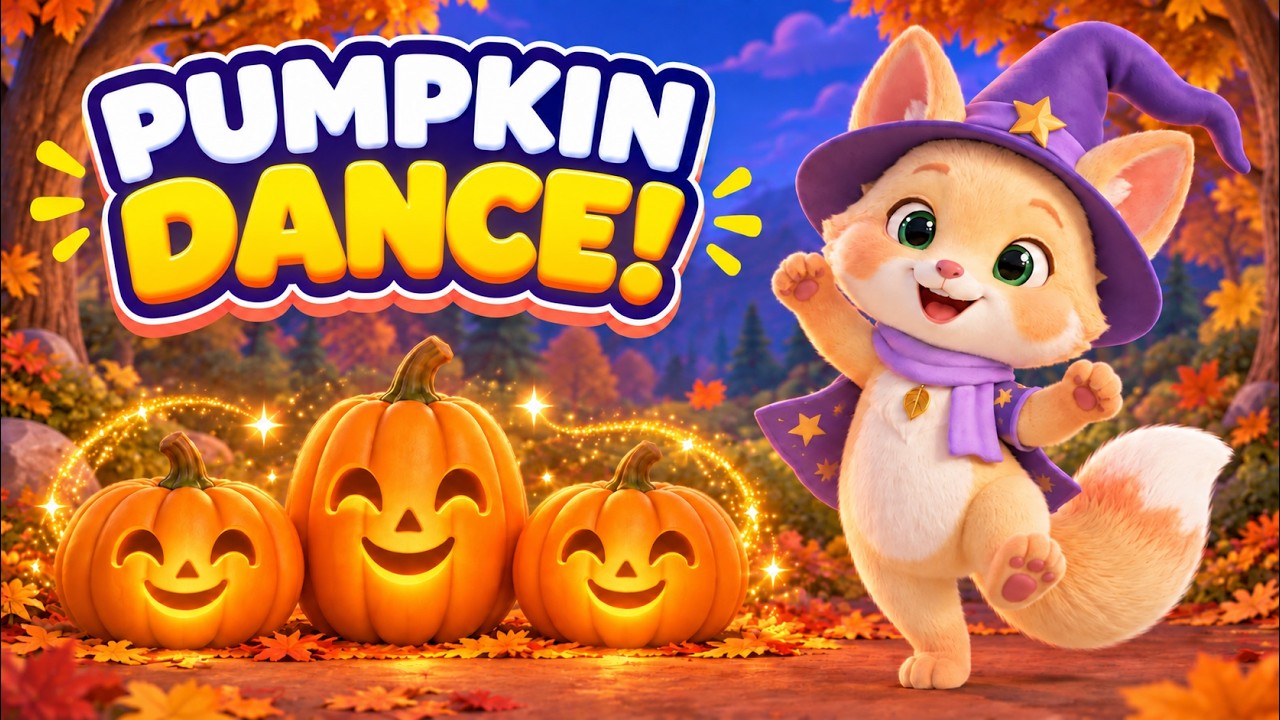 Halloween Dance Song for Kids 🎃 | Pumpkin Glow Dance - YouTube