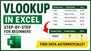 VLOOKUP in Excel | Beginner Tutorial with Example