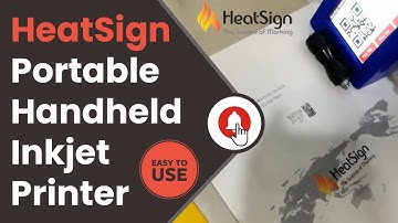 Look How Easy To Use  HeatSign Portable Handheld Inkjet Printer