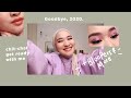 Goodbye, 2020 : Recap, Resolution, etc | Lilac makeup | Kiara Leswara
