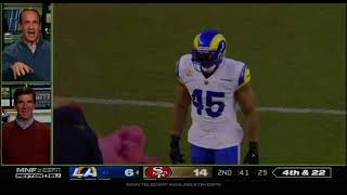 Bobby Wagner Tackles Streaker on ESPN Monday Night Football Rams @ 49ers!!!