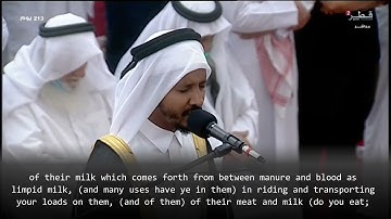 Surah Al Mu’minun - Ali Abdirashid Sufi  سورة المؤمنون علي عبدالرشيد صوفي