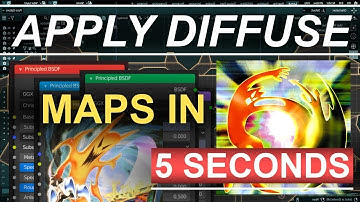 Dash 3D : Blender 2.8 : Principled BSDF - Apply Diffuse Maps (In 5 Seconds!!!)