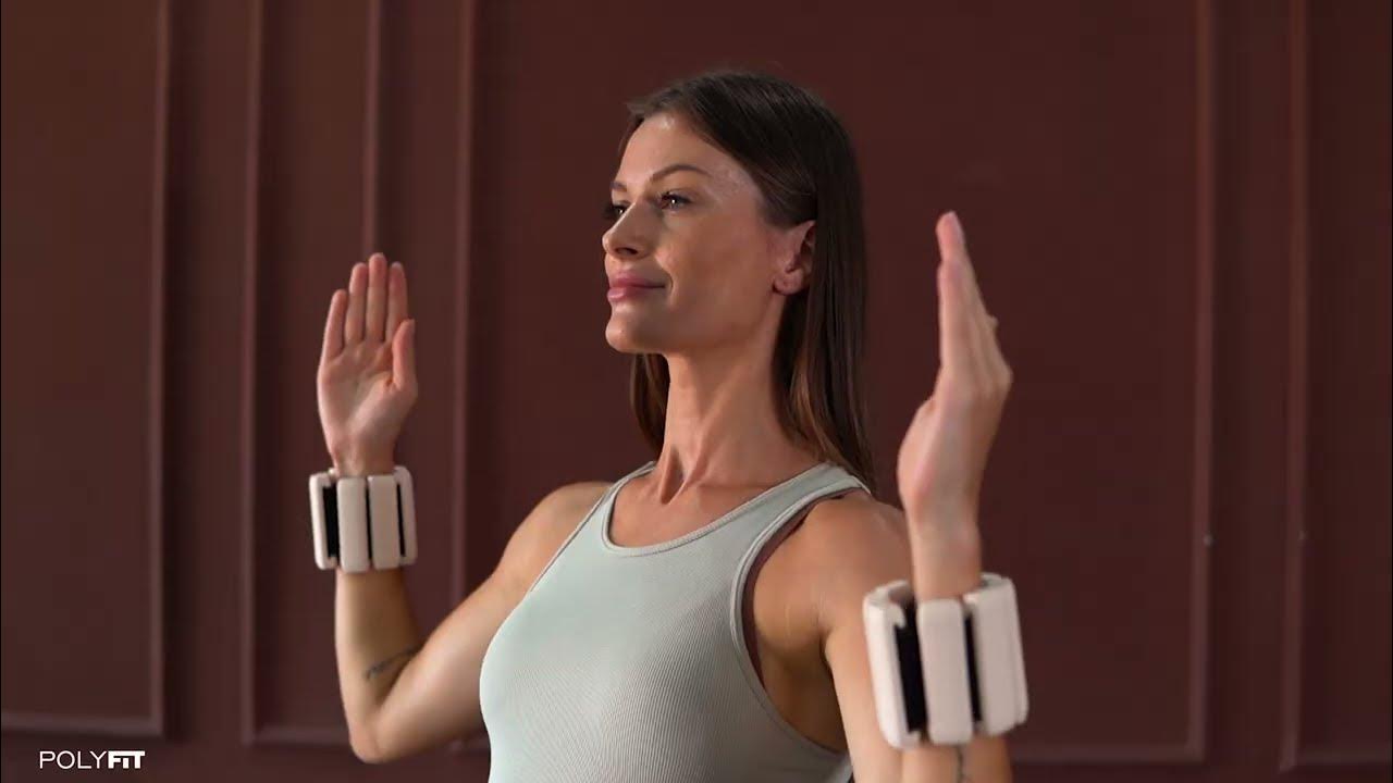 Polyfit Wrist & Ankle Weights Wearable Weights for Women Yoga