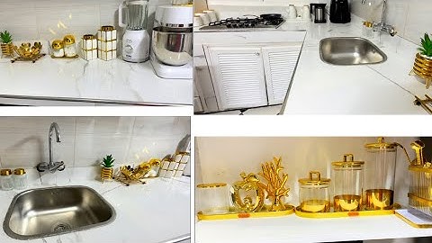 واخيرا جوله في مطبخي بعد الاصلاحات // كوزينتي ولات جديده // استغلال المساحه / A tour of the kitchen