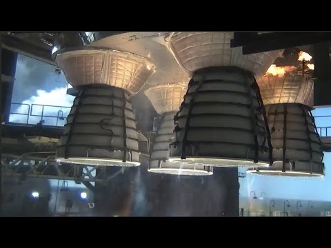 SLS Core Stage Hot Fire Test (full duration)