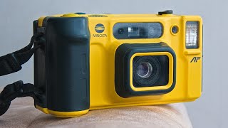 #howto load film into #Minolta #Weathermatic 35DL