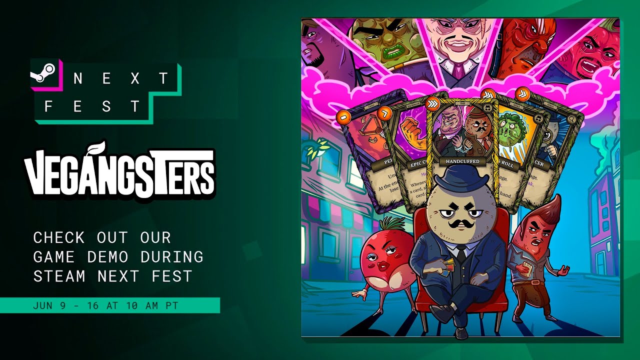 Steam Next Fest June 2025 - Vegangsters Demo - YouTube