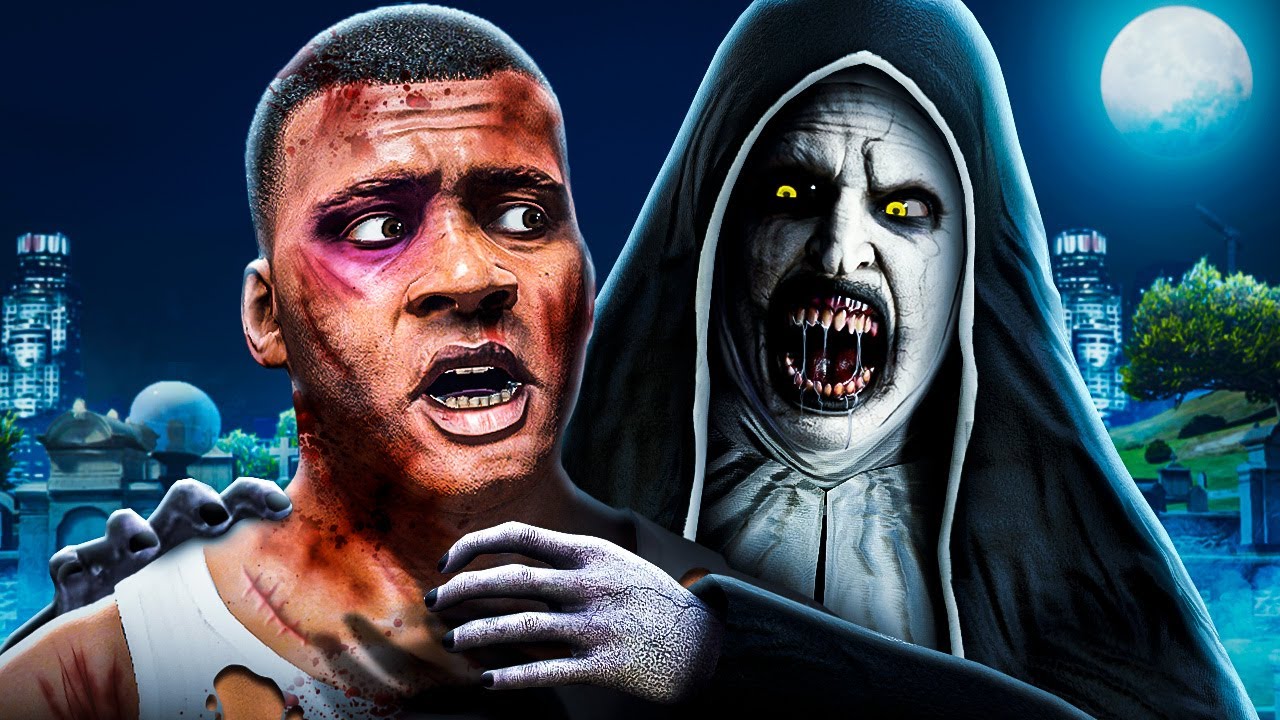 Franklin HAUNTED By The NUN II In GTA 5 (Mods)