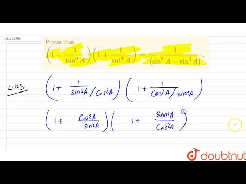 Prove that `