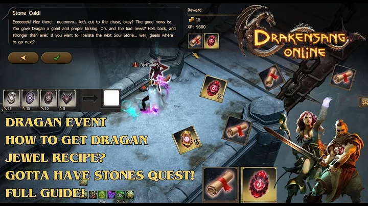 Drakensang Online - How To Get New Dragan Jewel Recipe? Full Guide! (DSO)