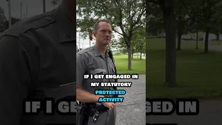 Officer Doesn't Know 1st Amendment Rights!