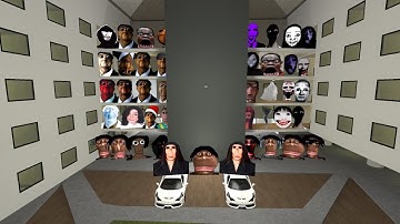 POV FUNNY FACE AUUGHH ROSHALIA YOSHIE AND UNLIMITED NEXTBOTS #garrysmod100k   #garrymod