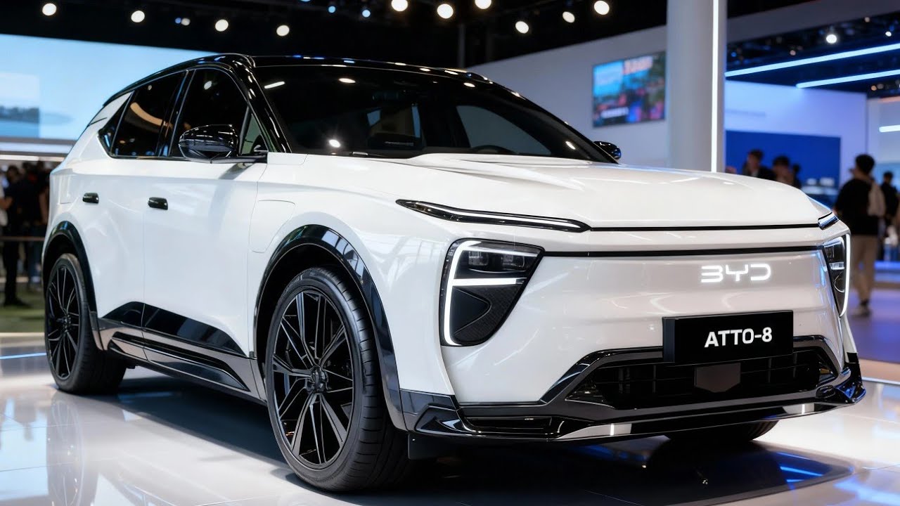 BYD ATTO 8 2026 шокирует мир электромобилей! Внедорожник с запасом хода 600 км, бросающий вызов T...