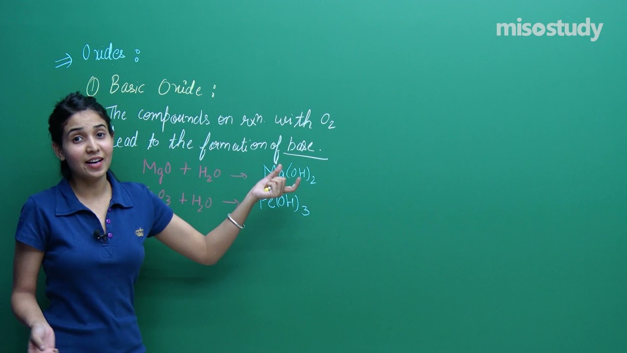 JEE Chemistry | Oxides | Theory | In English | By Misostudy