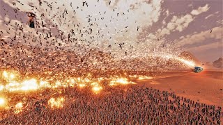 INSANE FIRE CATAPULT vs 1,000,000 SPARTANS - Ultimate Epic Battle Simulator 2 | UEBS 2 screenshot 3