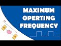 How to calculate maximum operating frequency