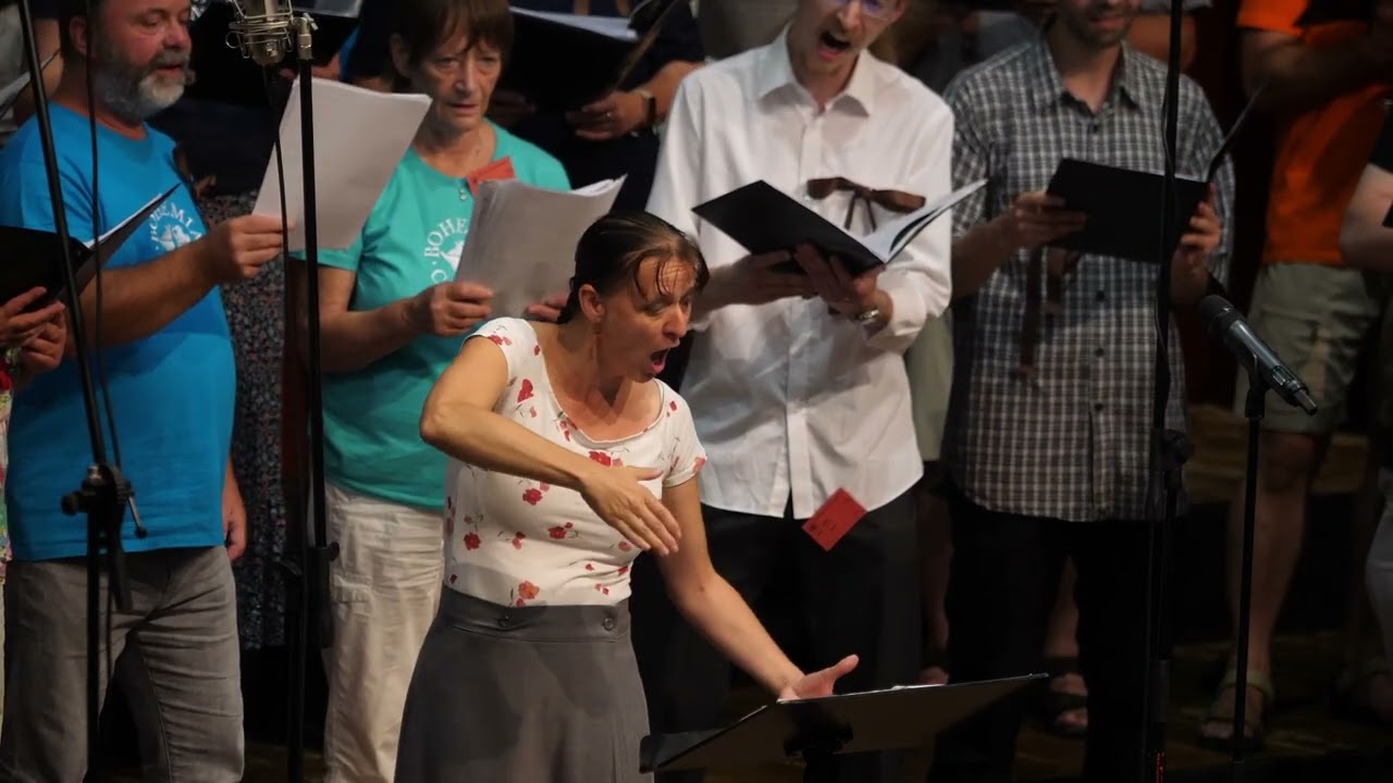 Bohemia cantat 2024 společný zpěv - Doliny, doliny, doliny - slezská lidová