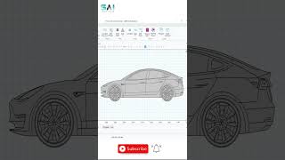 2D Tesla car air flow simulation | COMSOL Multiphysics #shorts #short #shortvideo #shortsfeed