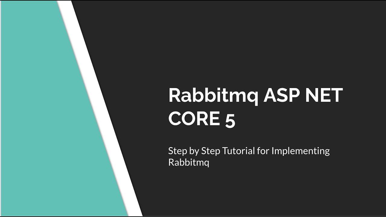 RabbitMQ ASP NET CORE 5 (part-01) - YouTube