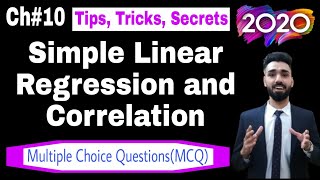 Simple Linear Regression and Correlation Multiple Choice(MCQ) | Regression Analysis | Stat Tutor