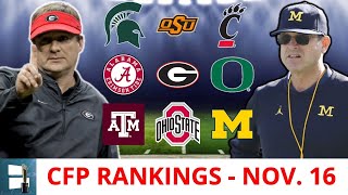 College Football Playoff Committee Top 25 Rankings For 2021 CFP: Nov. 16 List Reaction & Analysis College Football Playoff Committee Top 25 Rankings For 2021 CFP: Nov. 16 List Reaction & Analysis