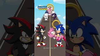 Sonic vs Shadow New Punch or Kiss Run Epic Funny Battle #sonic #sonicthehedgehog