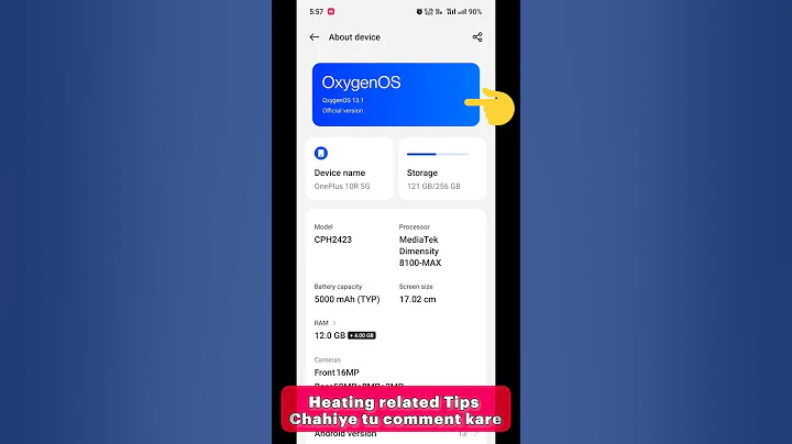 Fix Heating 🔥 Problem OnePlus Device || All devices #short #tech