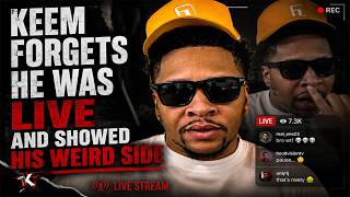 Keem Forgets He Was Live And Showed His Weird Side