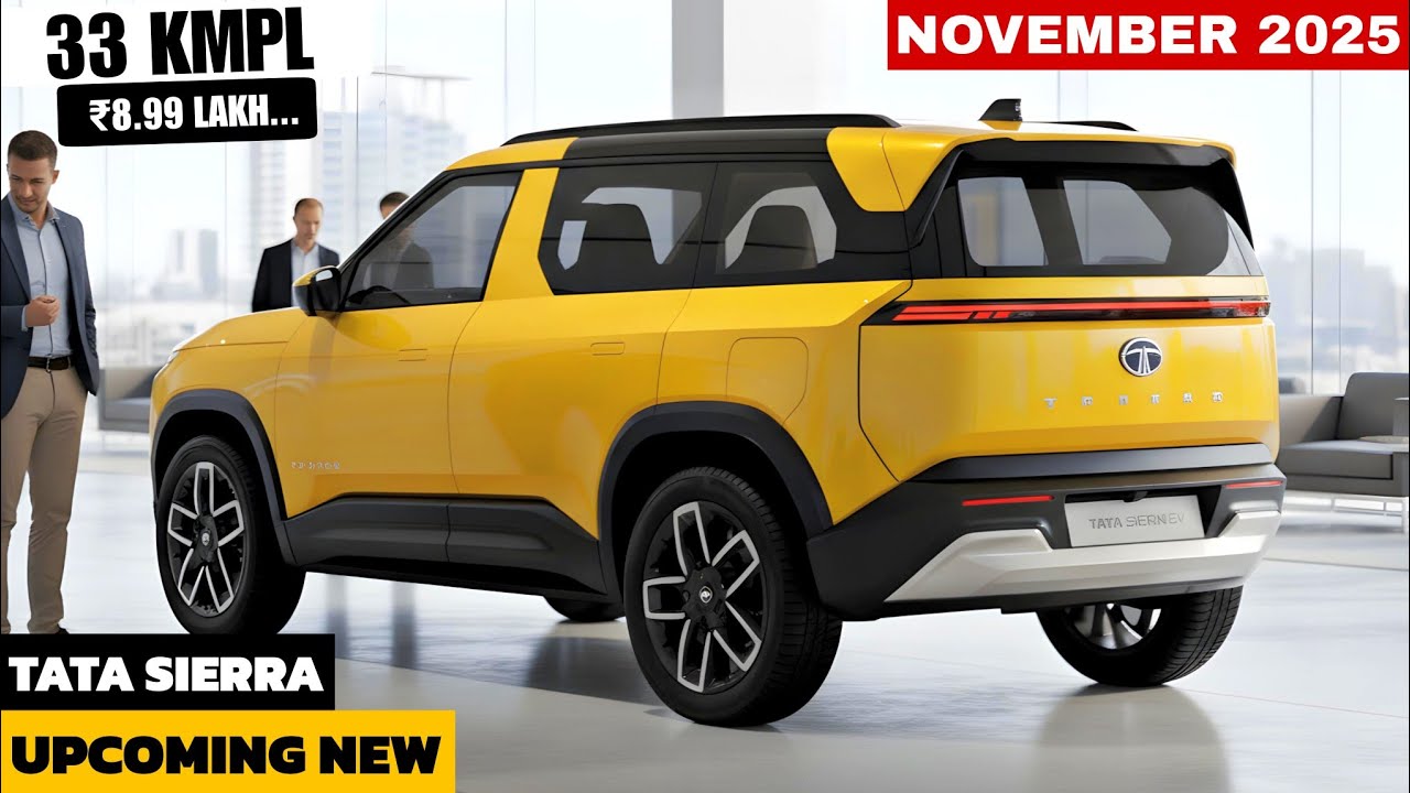 ALL NEW TATA SIERRA LAUNCH IN NOVEMBER INDIA 2025 | PRICE, LAUNCH DATE ...