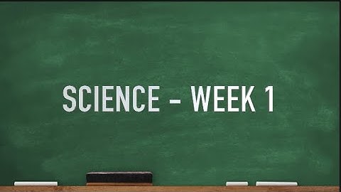 CC Cycle 2 Week 1 Science