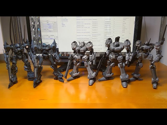 No. 126] Armored Core Plastic Model Introduction 1 - YouTube