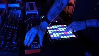 Dark Jam with Ableton Live, Launchpad Pro Mk3, Launchpad Mini and Behringer Model D