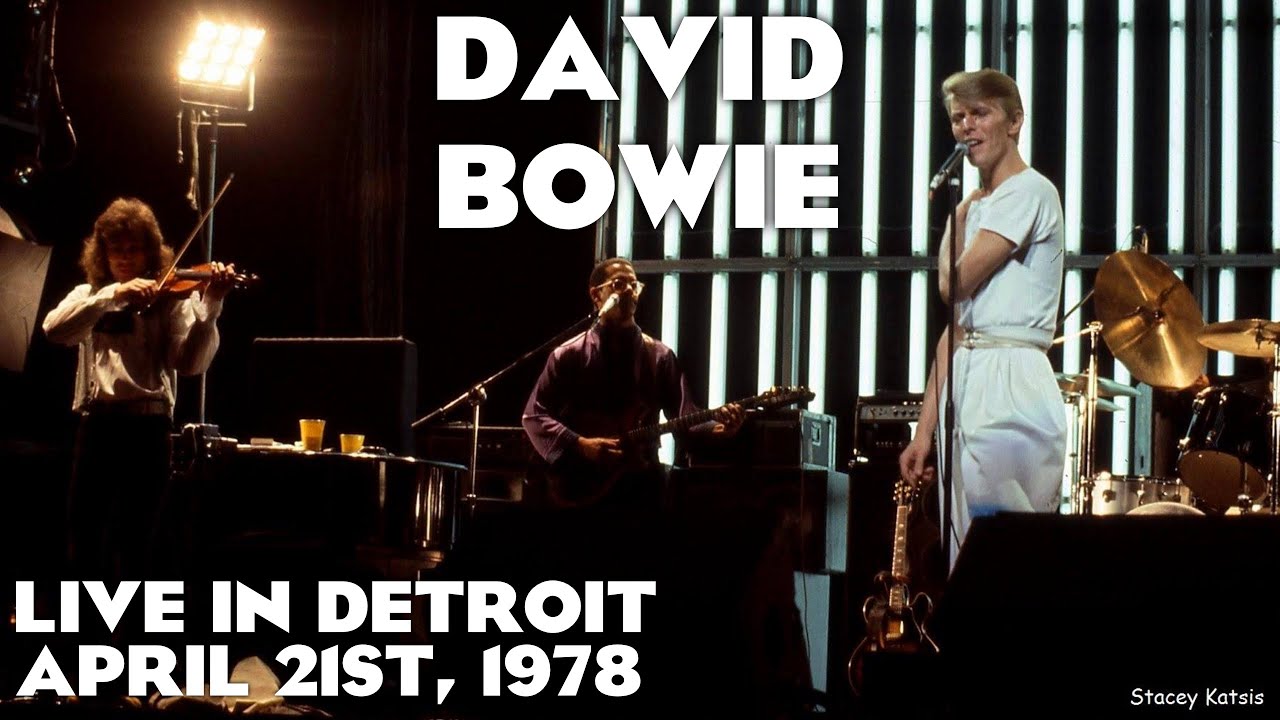 David Bowie - Live In Detroit - April 21st, 1978 - YouTube