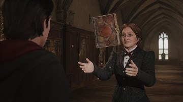 Meeting Professor Weasley on the first day at Hogwarts - Hogwarts Legacy