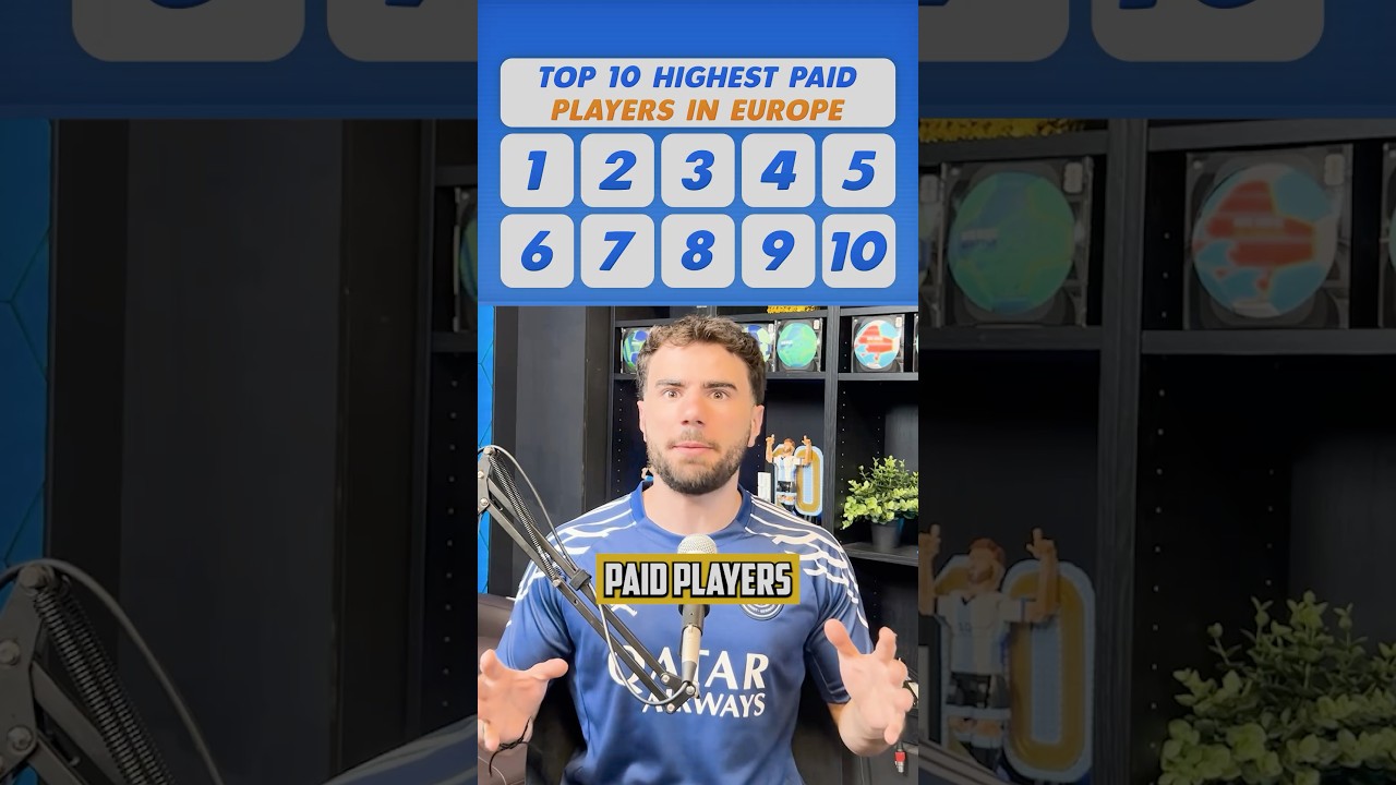 TOP 10 HIGHEST WAGES in the world😳#football
