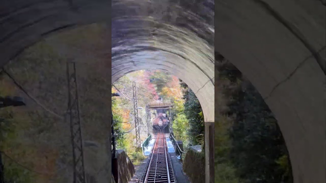 【タイムラプスケーブルカー】大山ケーブル