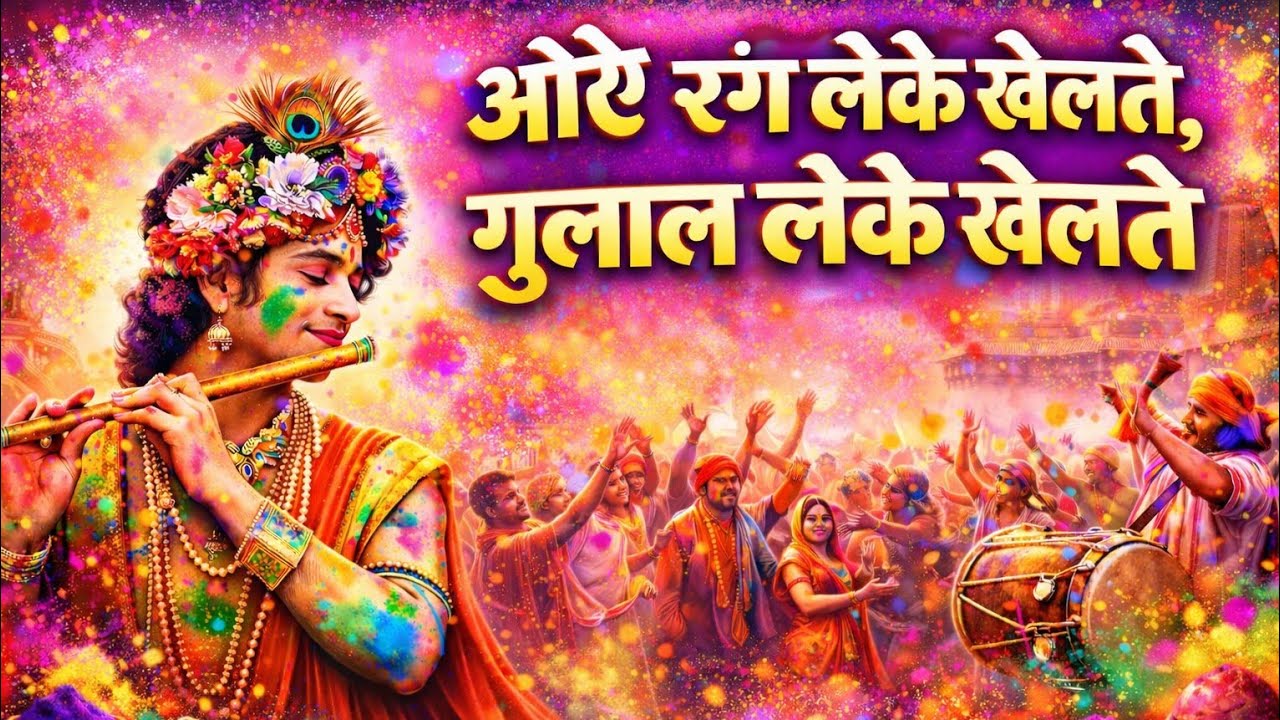 Rang Leke Khelte Gulal Leke Khelte |(HD) | Radha Sang Holi Nanadlal Khelate | Special Holi Song 2026