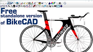 Free standalone version of BikeCAD screenshot 1