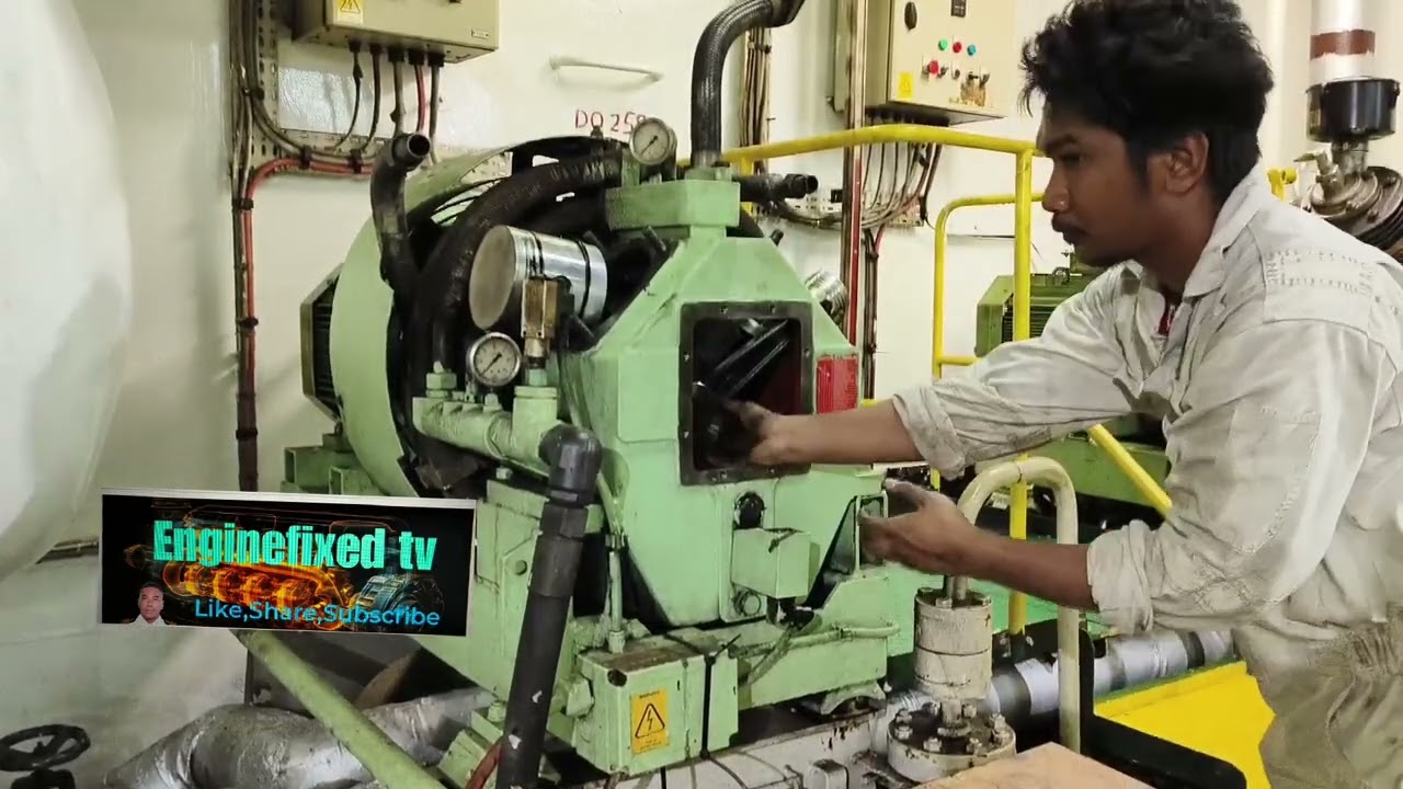 Overhaul SPERRE MAIN AIR COMPRESSOR part 1