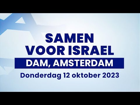 Samen voor Isral, manifestatie op de Dam