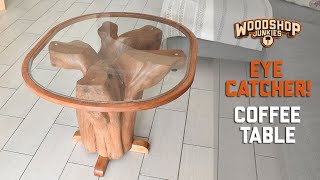 One of a kind | Rotten Tree Stump Turned Into Eye-Catching Table by Woodshop Junkies 8,964 views 11 months ago 17 minutes