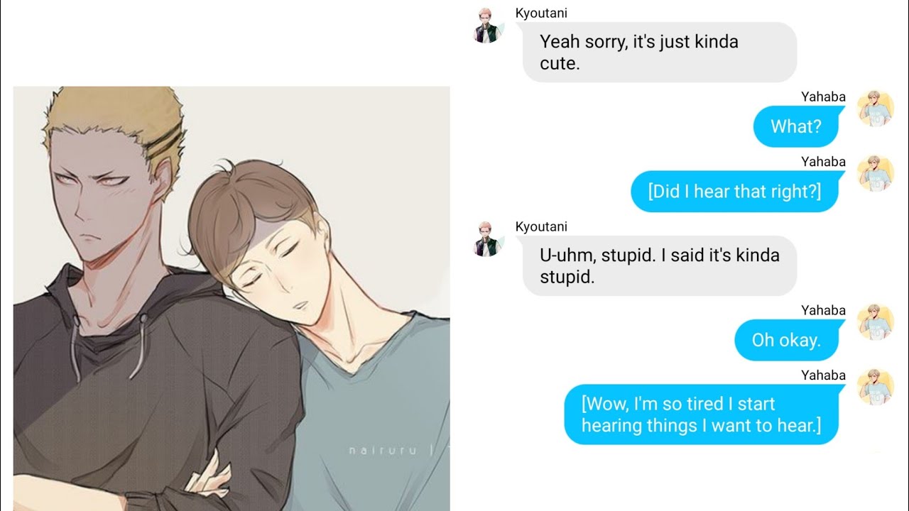 Mad Dog in Love | KyouHaba | Oneshot | Haikyuu texting story
