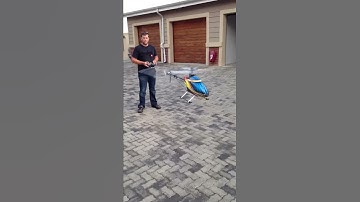 Trex 550 test flight