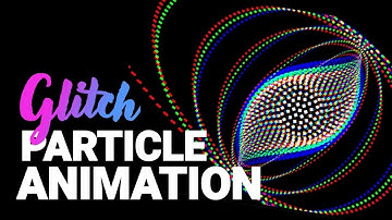 Glitch Particles Animation with HTML5 Canvas | JavaScript Canvas Tutorial | Javascript Canvas