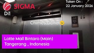 Sigma Di1 Traction Elevators - Lotte Mall Bintaro , South Tangerang [Main Elevator]