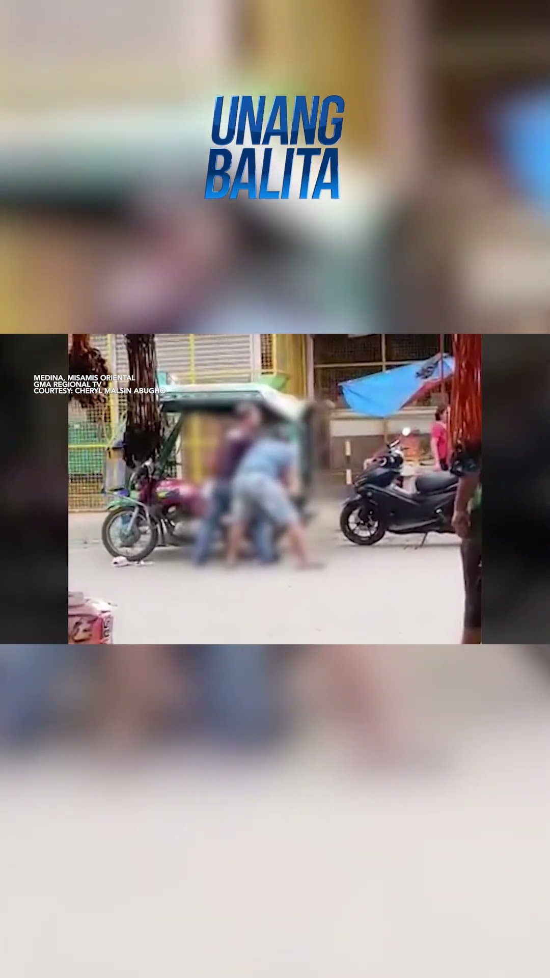 Sling bag na may lamang baril, pinag-agawan ng pulis at tricycle driver #shorts | Unang Balita