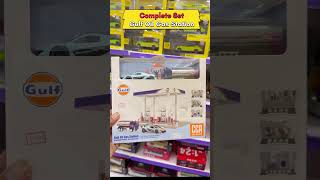 Ultimate Diecast Diorama Setup! ⛽ Gulf Gas Station #shorts #cca #trending #shortsfeed #hotwheels