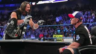 AJ Styles thoughts on working with John Cena
